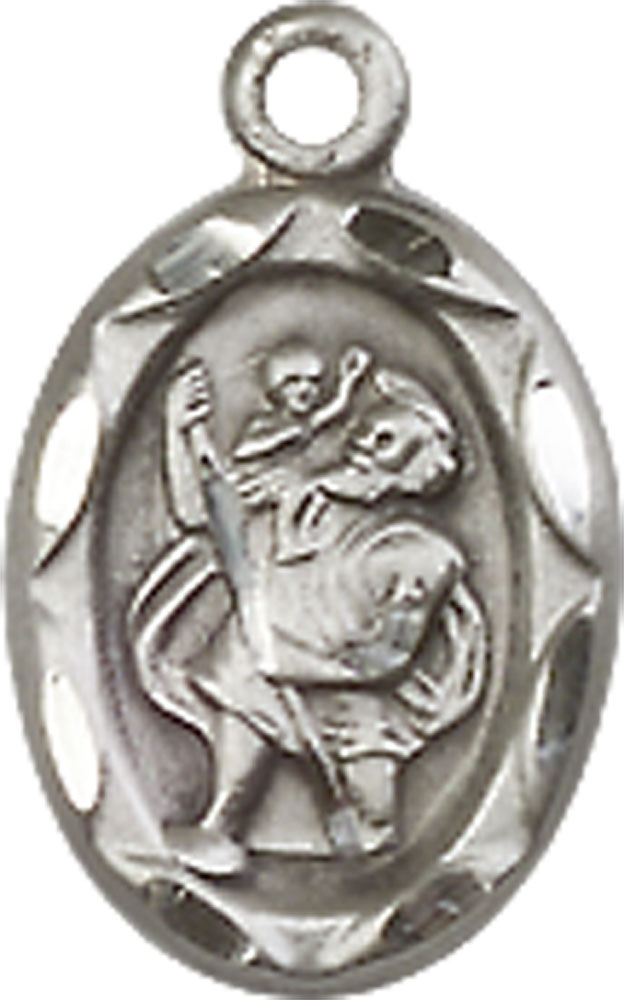 Sterling Silver Saint Christopher Medal