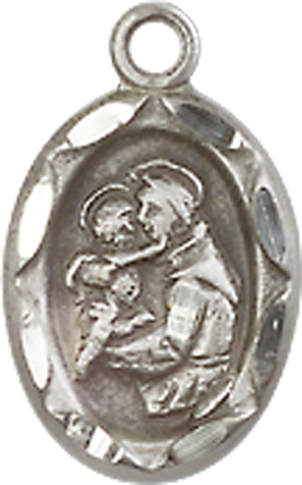 Sterling Silver Saint Anthony Medal