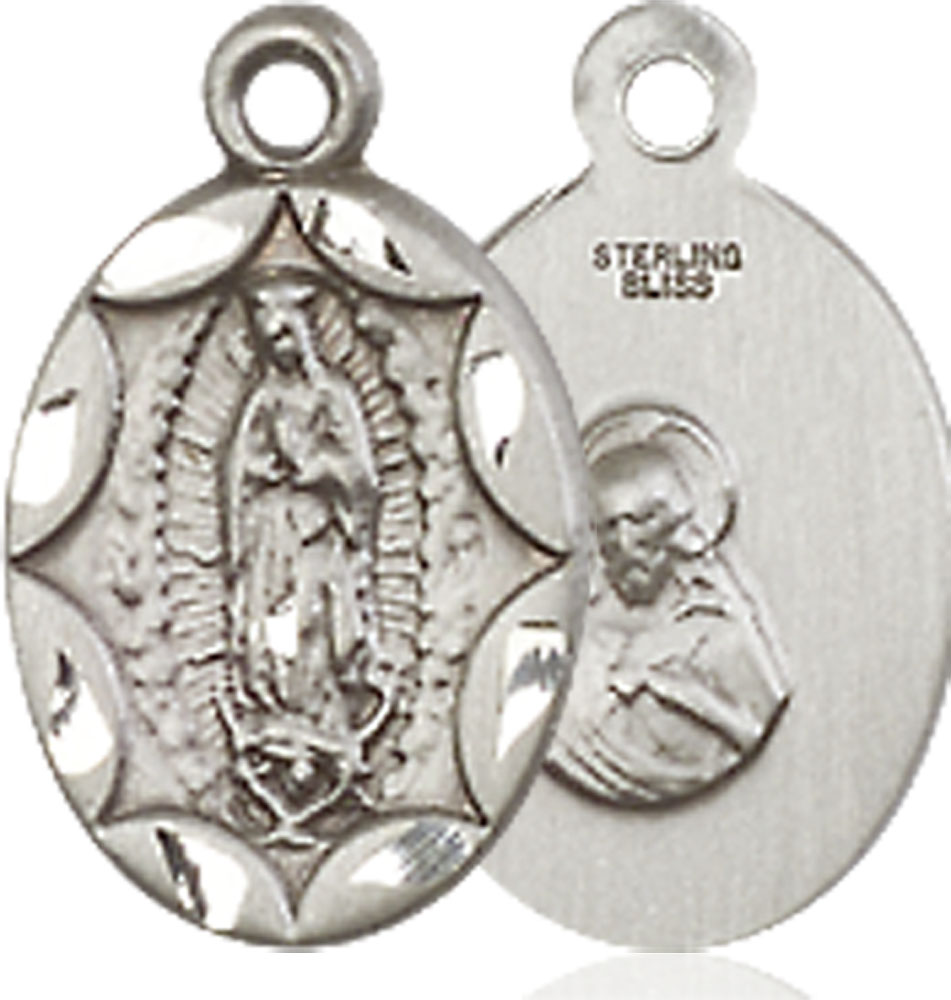 Sterling Silver Our Lady of Guadalupe Medal