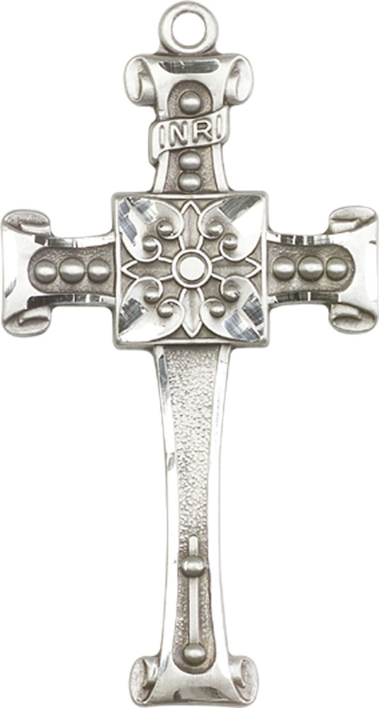 Sterling Silver Cross Medal