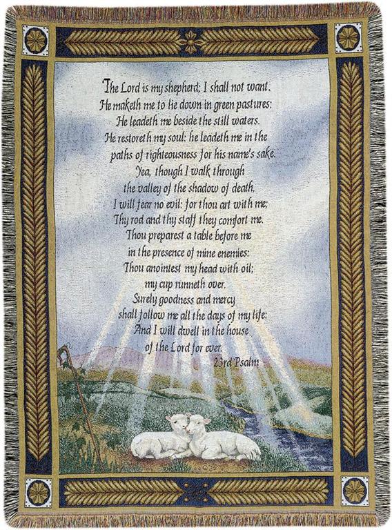 23Rd Psalm Throw