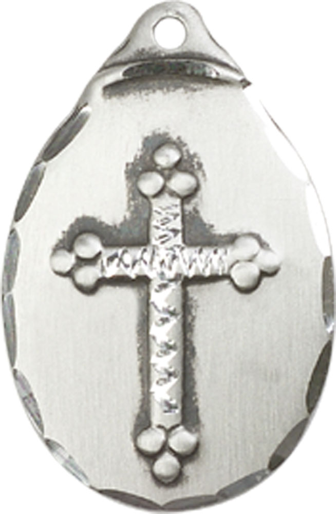 Sterling Silver Cross Medal