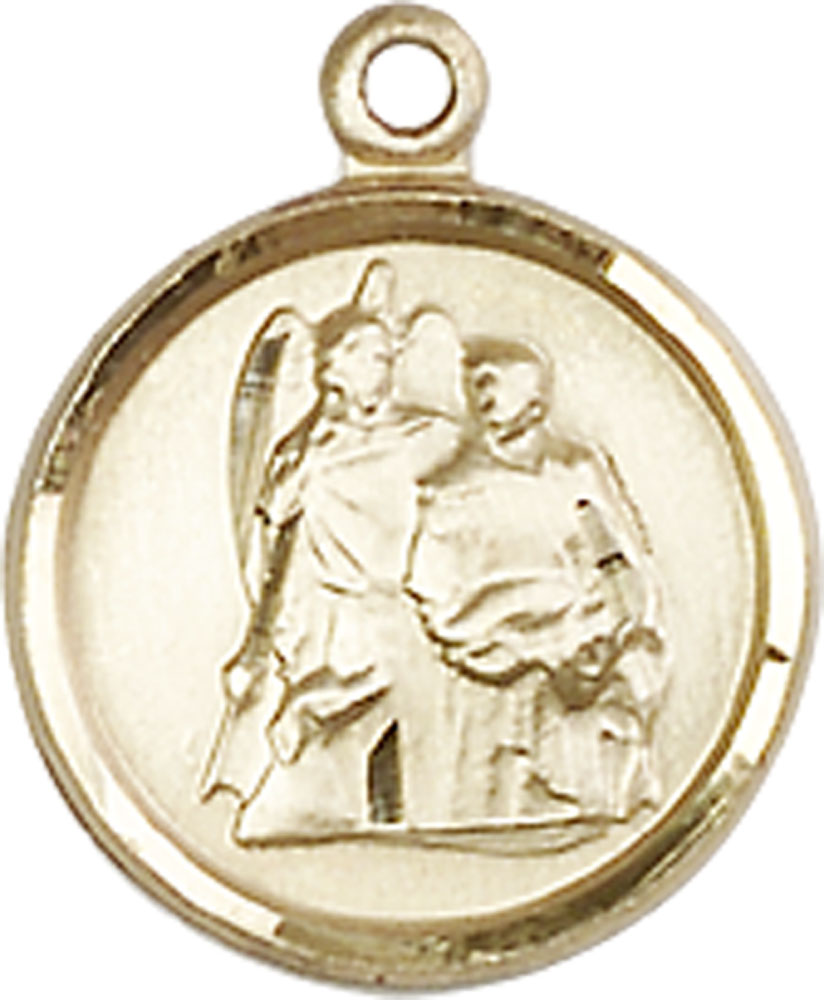 14kt Gold Filled Saint Raphael Medal