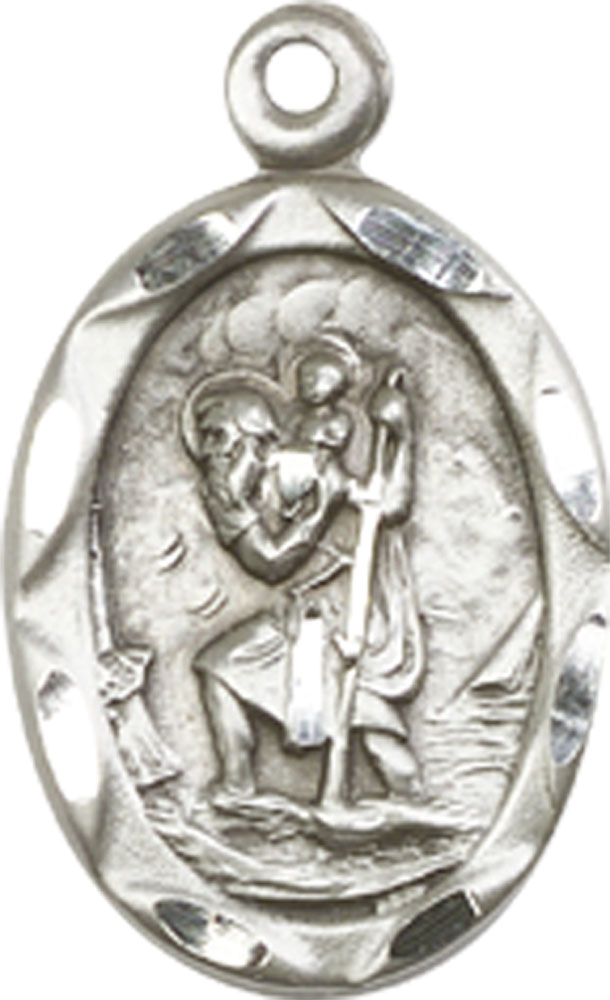 Sterling Silver Saint Christopher Medal