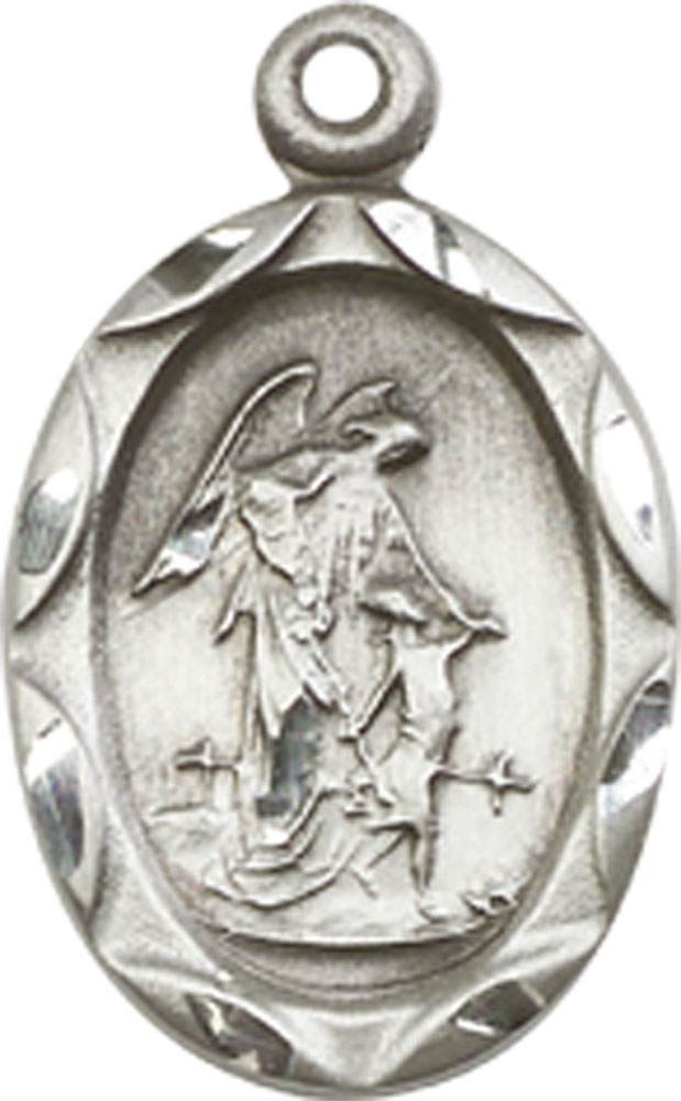 Sterling Silver Guardian Angel Medal