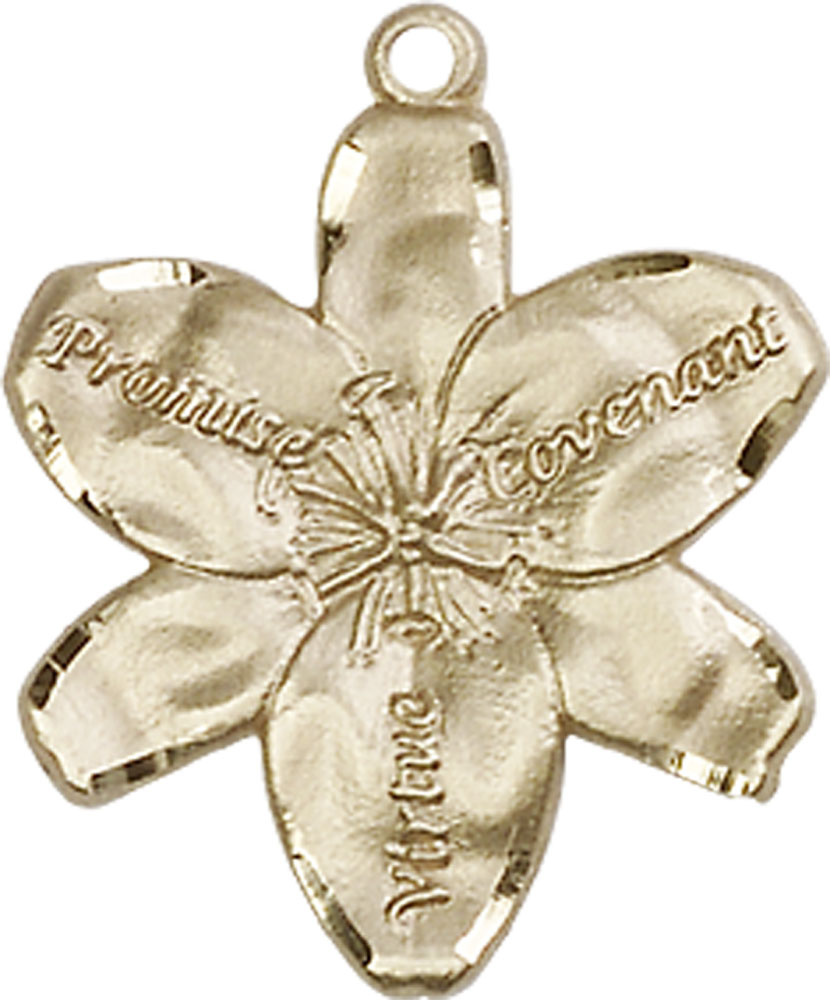 14kt Gold Filled Chastity Medal