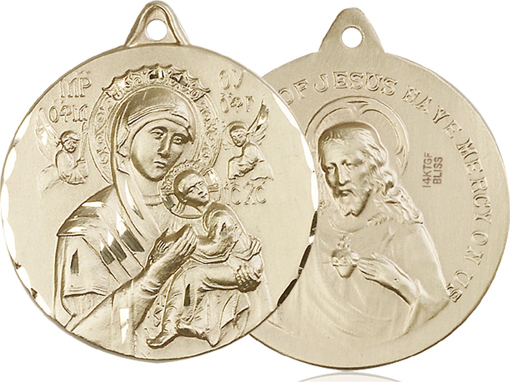 14kt Gold Filled Our Lady of Perpetual Help Medal