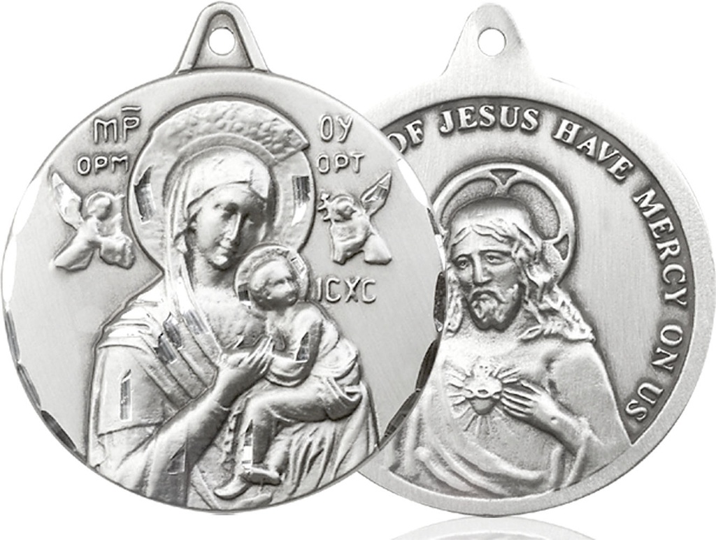 Sterling Silver Our Lady of Perpetual Help Medal