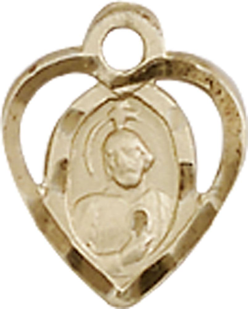 14kt Gold Saint Jude Medal