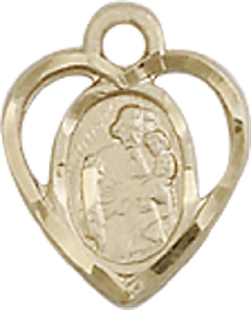 14kt Gold Saint Joseph Medal