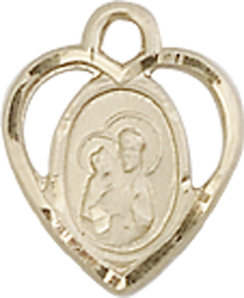 14kt Gold Saint Ann Medal