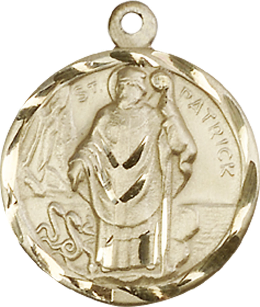 14kt Gold Saint Patrick Medal