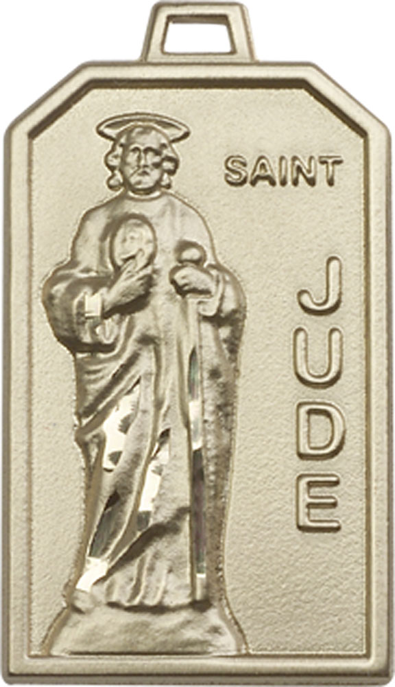 14kt Gold Saint Jude Medal