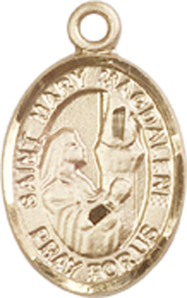 14kt Gold Saint Mary Magdalene Medal