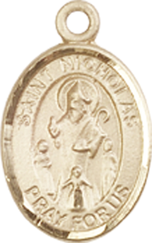14kt Gold Saint Nicholas Medal