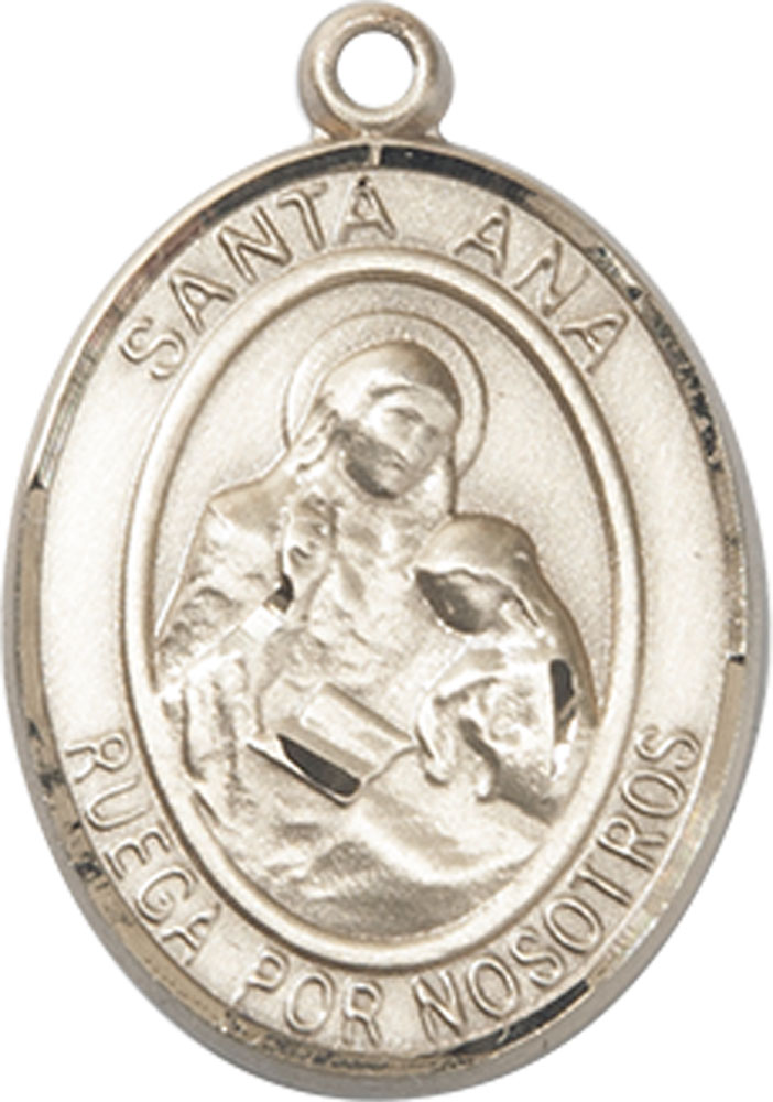 14kt Gold Santa Ana Medal