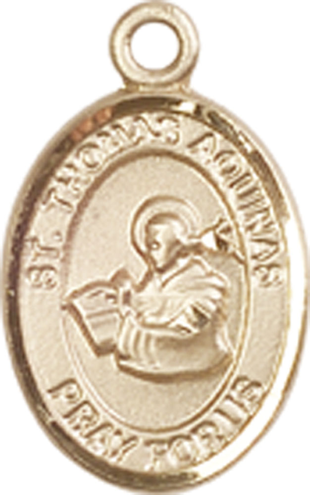 14kt Gold Saint Thomas Aquinas Medal
