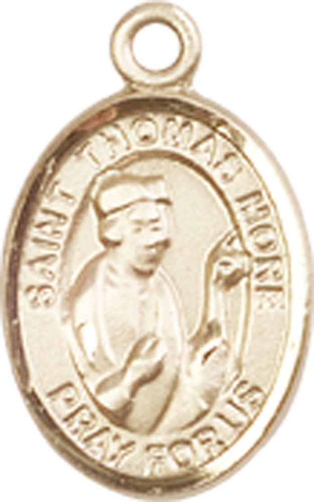 14kt Gold Saint Thomas More Medal