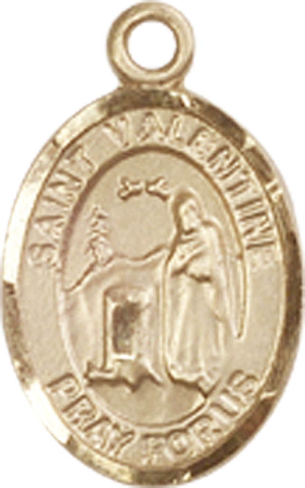 14kt Gold Saint Valentine of Rome Medal