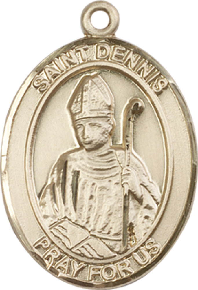14kt Gold Saint Dennis Medal