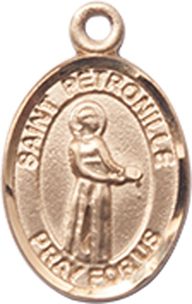 14kt Gold Saint Petronille Medal