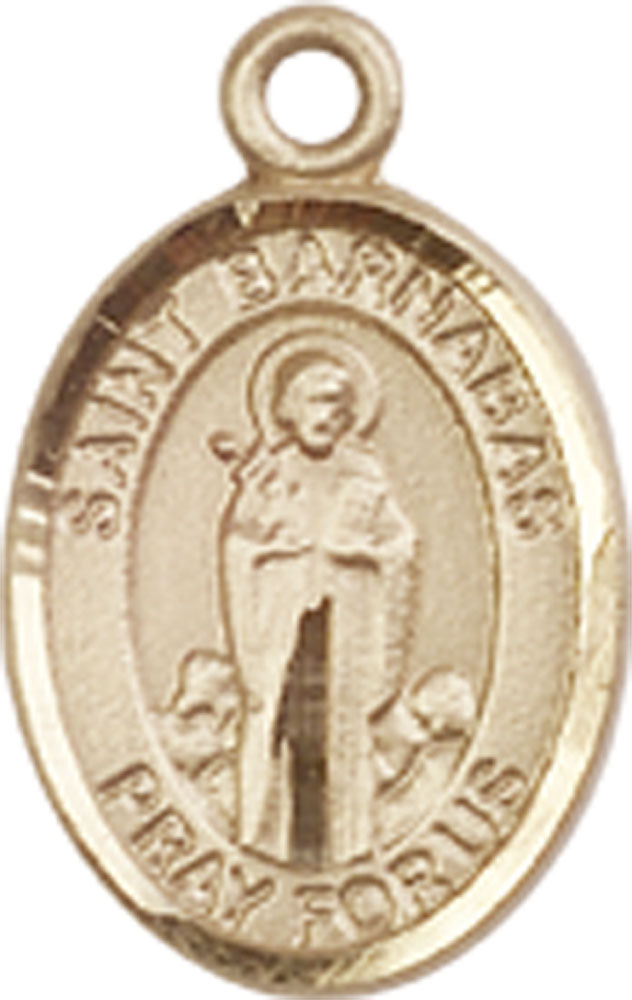 14kt Gold Saint Barnabas Medal