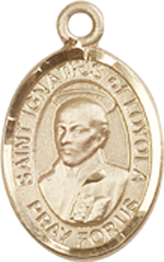 14kt Gold Saint Ignatius of Loyola Medal