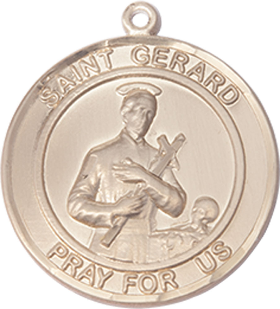 14kt Gold Saint Gerard Medal