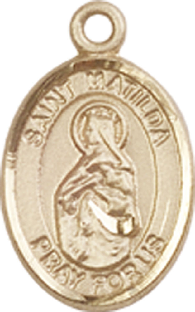 14kt Gold Saint Matilda Medal