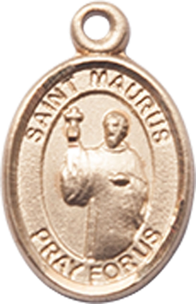 14kt Gold Saint Maurus Medal