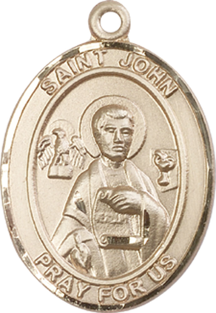 14kt Gold Saint John the Apostle Medal