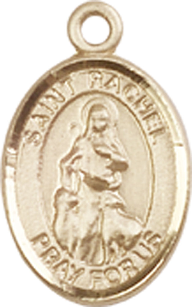 14kt Gold Saint Rachel Medal