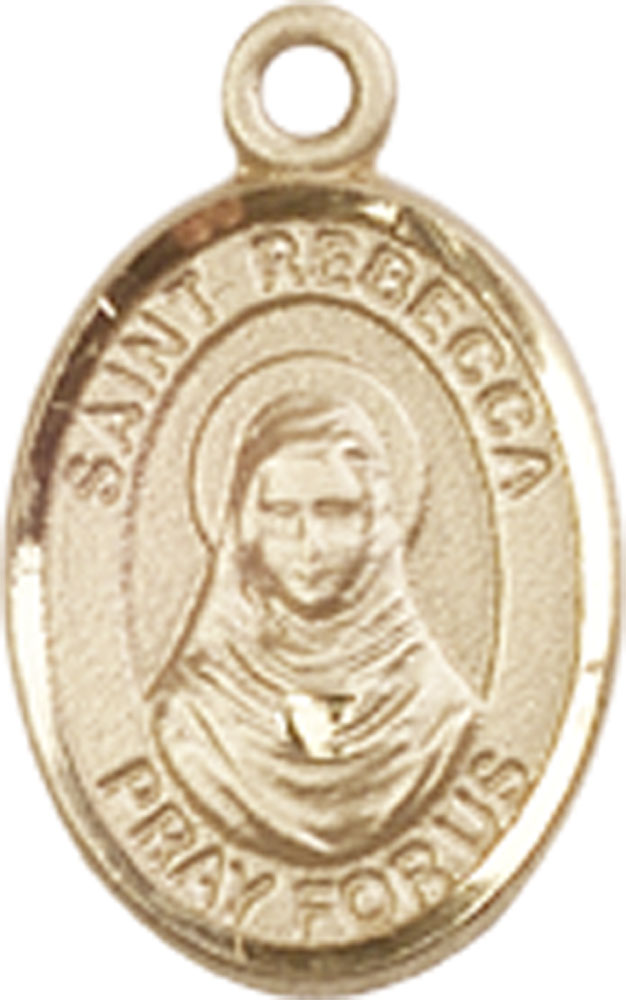14kt Gold Saint Rebecca Medal