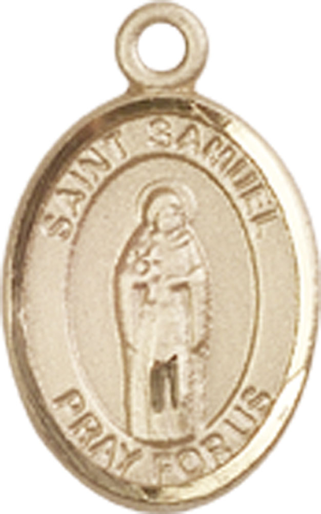 14kt Gold Saint Samuel Medal