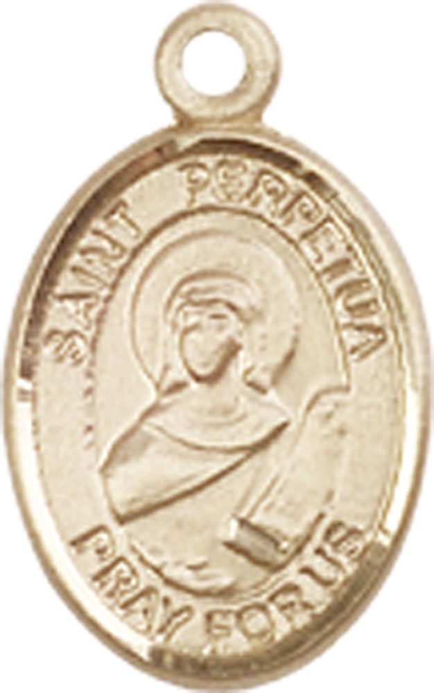 14kt Gold Saint Perpetua Medal