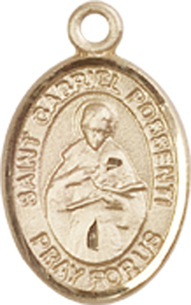 14kt Gold Saint Gabriel Possenti Medal