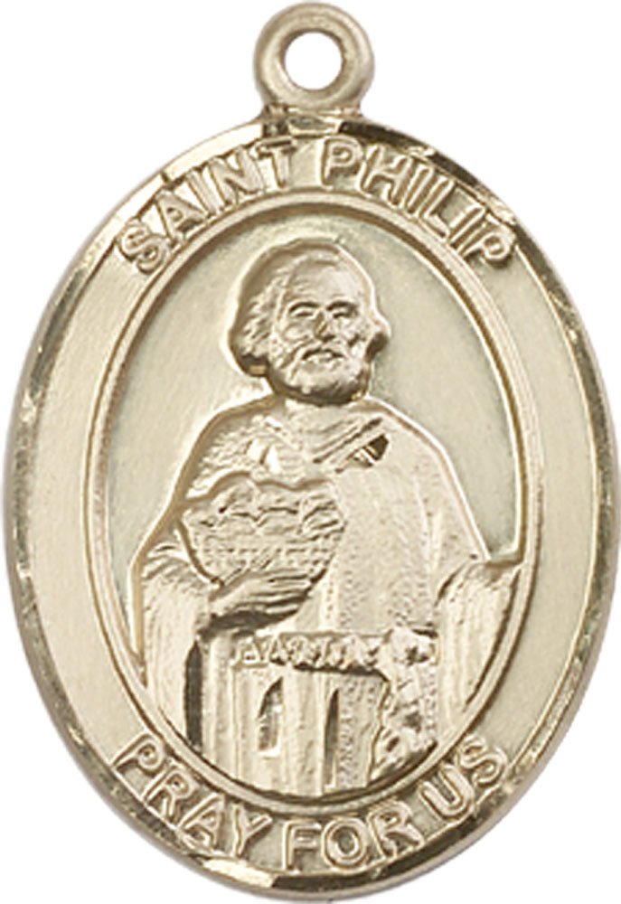 14kt Gold Saint Philip the Apostle Medal