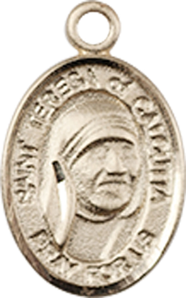 14kt Gold Saint Teresa of Calcutta Medal