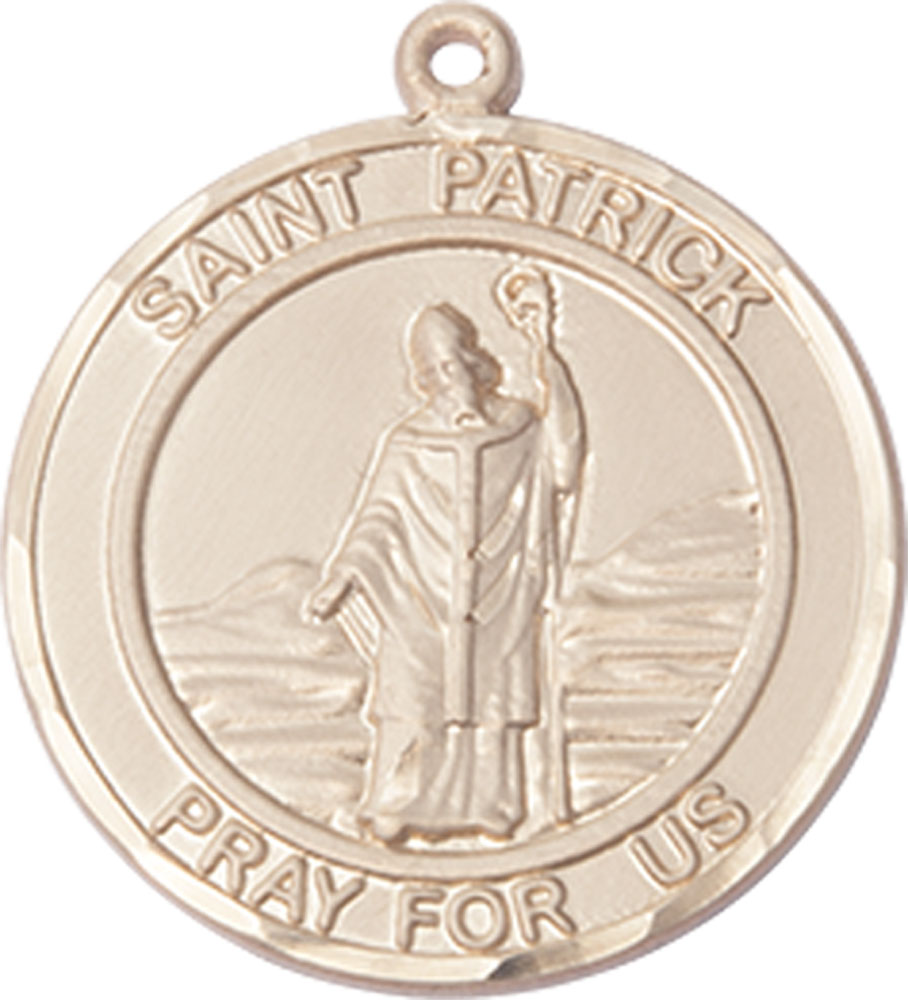 14kt Gold Saint Patrick Medal