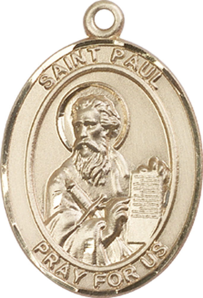 14kt Gold Saint Paul the Apostle Medal