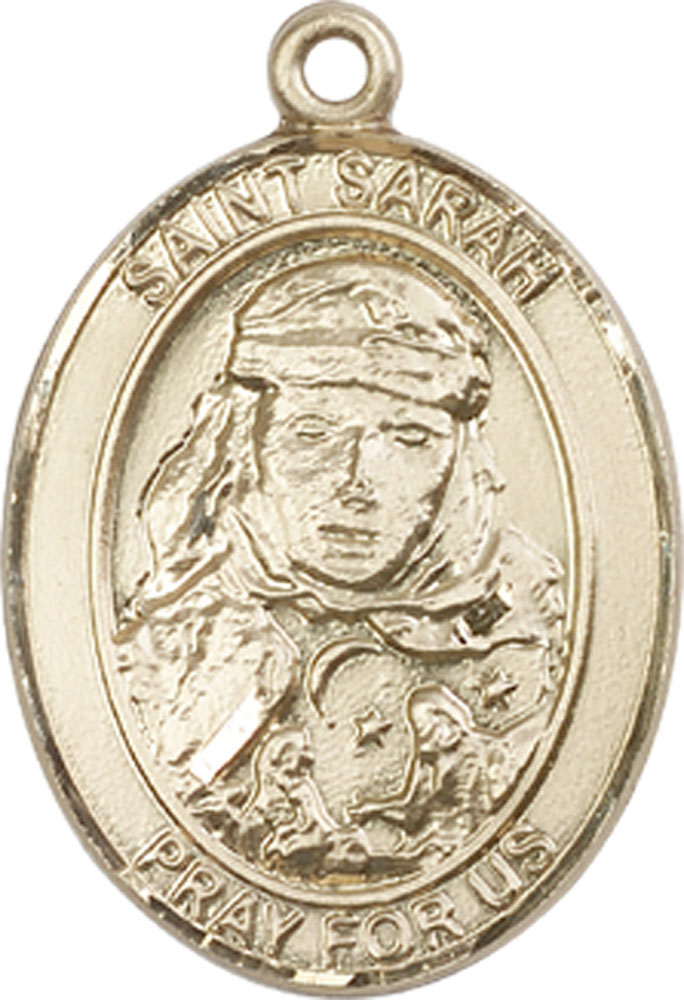 14kt Gold Saint Sarah Medal