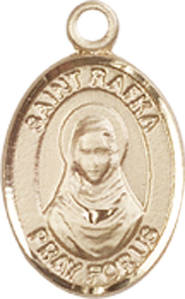 14kt Gold Saint Rafka Medal