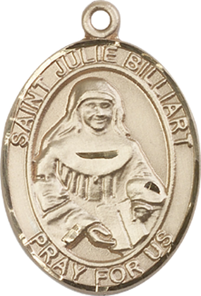 14kt Gold Saint Julie Billiart Medal