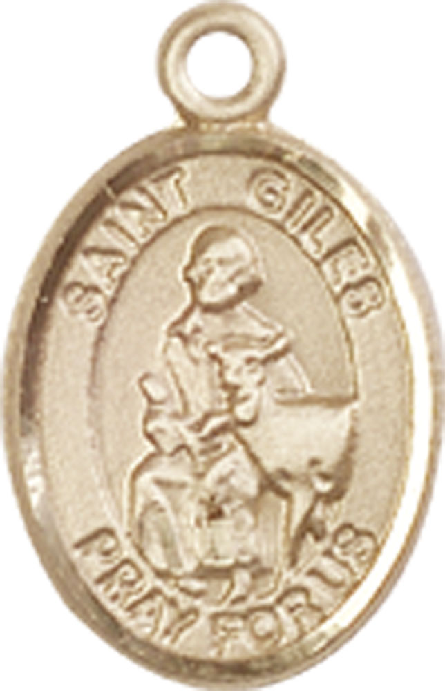 14kt Gold Saint Giles Medal