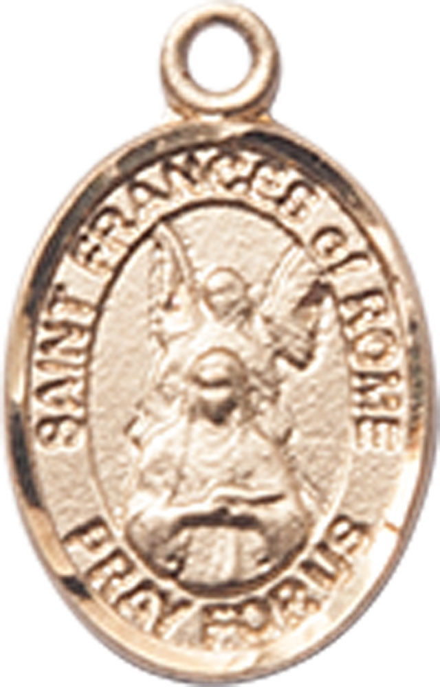 14kt Gold Saint Frances of Rome Medal