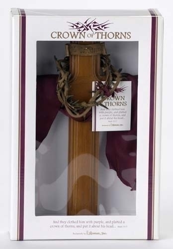 10in. Crown Of Thorns Cross - Communion