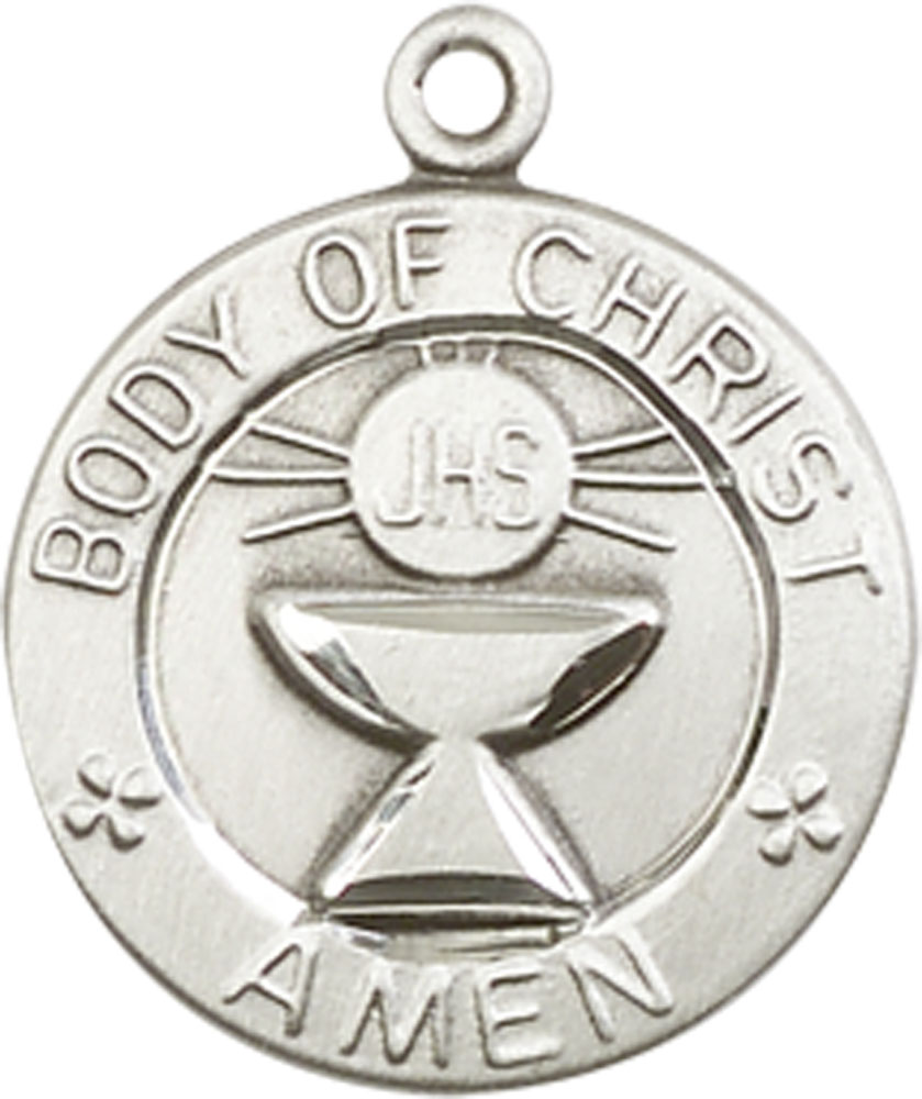 Sterling Silver Body of Christ Medal