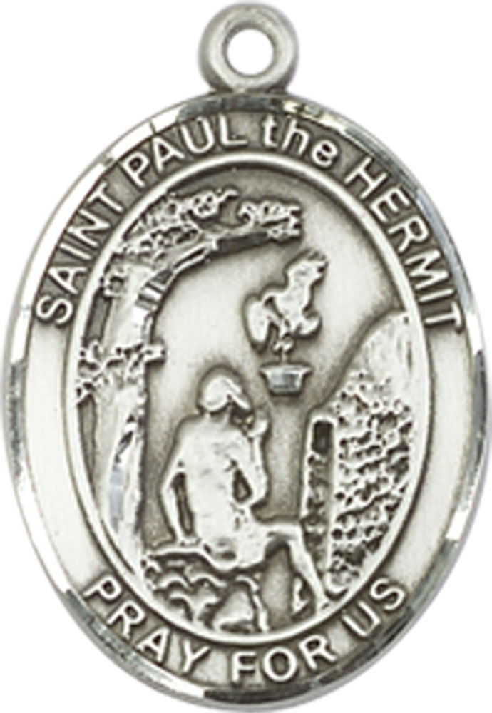 Sterling Silver Paul the Hermit Medal