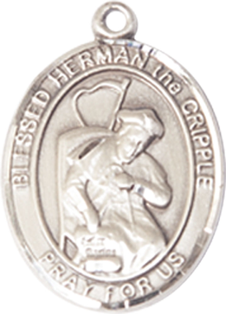 Sterling Silver Blessed Herman the Cripple Medal