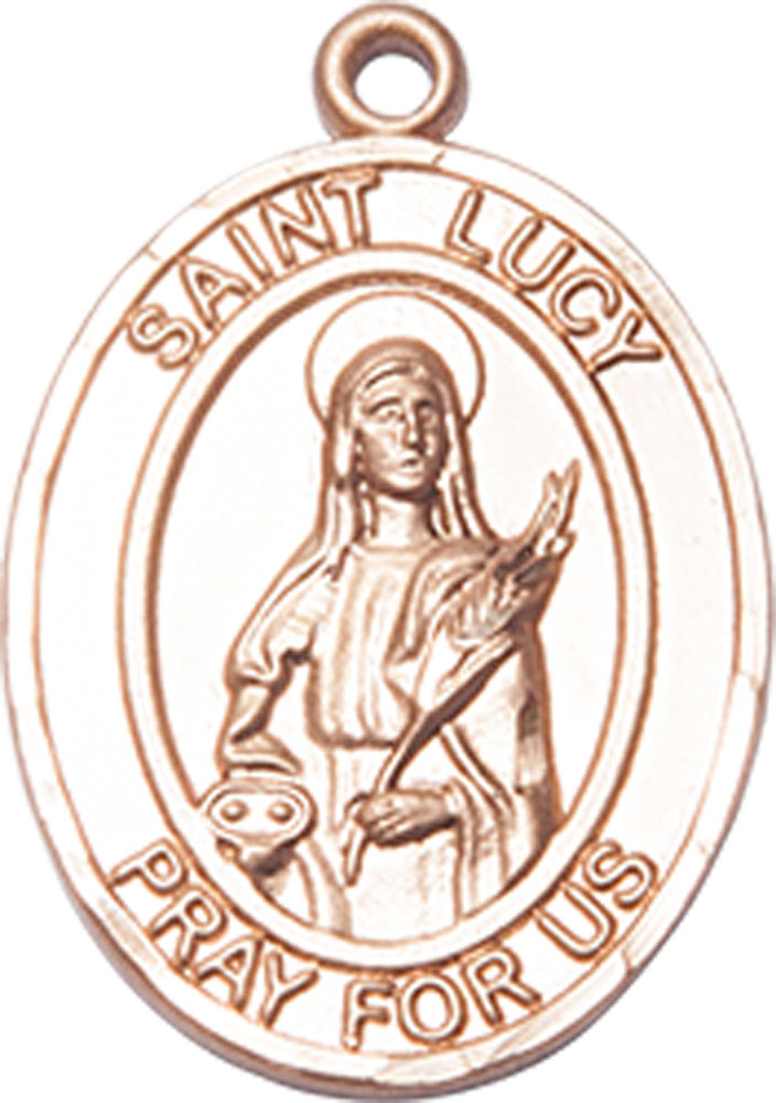 14kt Gold Filled Saint Lucy Medal